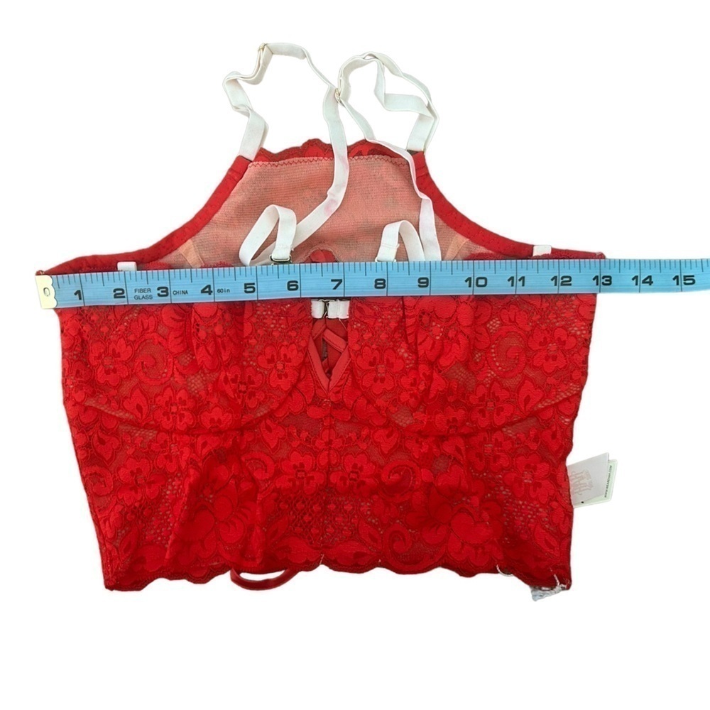 Free People Revolve We are HAH Top 2 Bottom Cami in Blood Orange Size Medium NWT - Picture 14 of 15